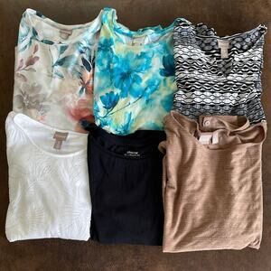 Lot of 6 Chicos’s Tops / Size 3 (XL)